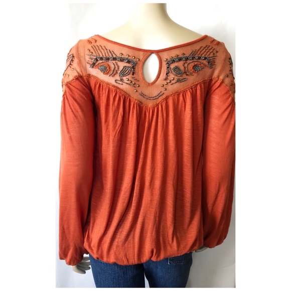 Free People ♥️ Embellished Top - Picture 2 of 8